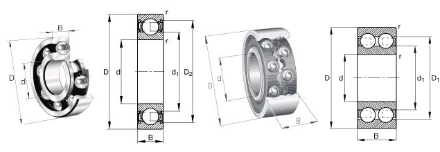 SKF 608-2RSL Bearing