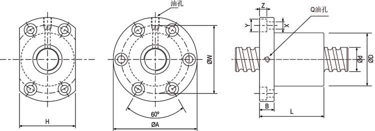 SFI02510-4滾珠絲桿,