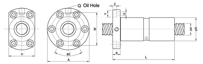 DFI4005-4、滾珠絲杠軸承