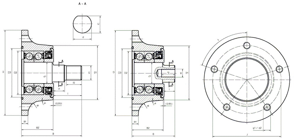 AHU20100A-01輪轂軸承